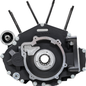 Crankcase - MK-Series "B" - Black - M8 Softail