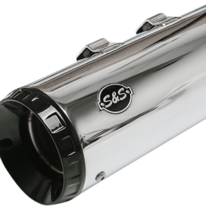 GNX Slip-On Mufflers - 4-1/2" - Chrome - M8 FL