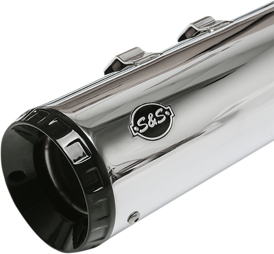 GNX Slip-On Mufflers - 4-1/2" - Chrome - M8 FL