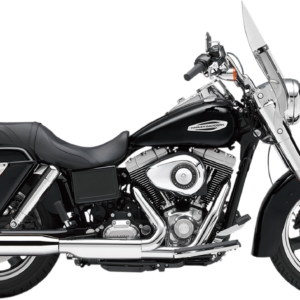 4" Slip-On Muffler - Scalloped Tip - Chrome - '12-'16 FLD