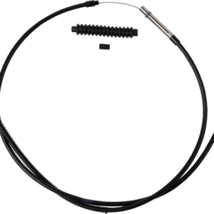 High-Efficiency Black Vinyl Clutch Cable - +8" Size