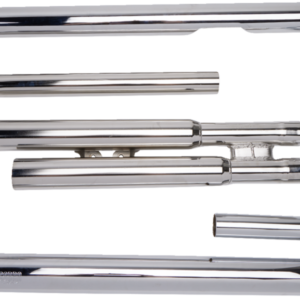 Speedster Slashdown Exhaust - Chrome - Softail