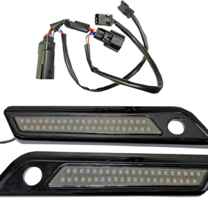 Latch Light - Saddlebag - Dual Color - Smoke - Black