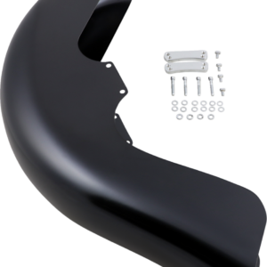 Benchmark Front Fender - For Raked Frames - Black - 26" - HD Touring/Trike