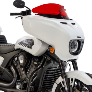 Windshield - 9" - Red - Chieftain PowerPlus/Roadmaster PowerPlus