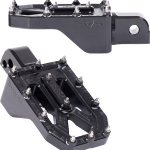 Aggressor Foot Pegs - Rear - Black - FL/FX '18-'25