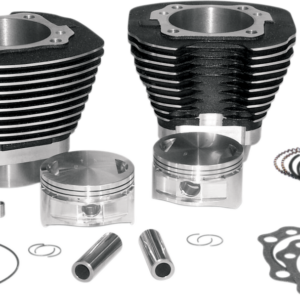 97" Big Bore Cylinder Kit - Wrinkle Black - Twin Cam