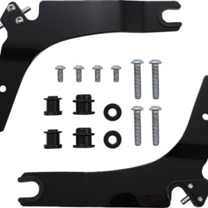 Backrest Kit - 14" - Black - Softail