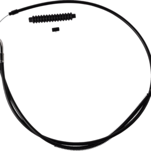 High-Efficiency Black Vinyl Clutch Cable - +6" Size