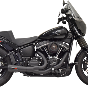 2-into-1 Ripper Short Exhaust System - Black - 49-State