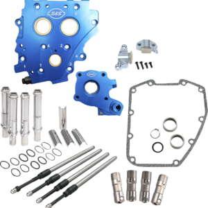 Cam Chest Kit without Cams - Chain Drive - Chrome Pushrods - Twin Cam