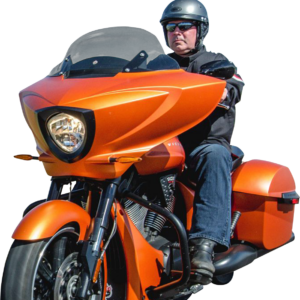 Flare® Windshield - 11" - Tinted - '10-'17 Victory