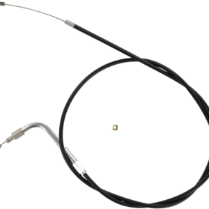 Black Vinyl Throttle Cable - +6" Size - 38" Length