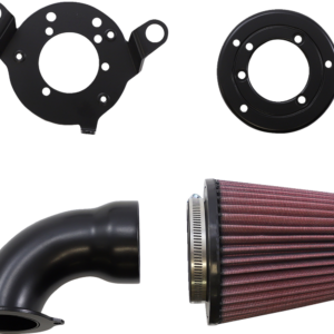 Cone Air Intake - Black - Twin Cam