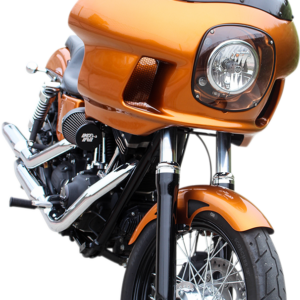 Flare® Windshield - 9" - Dark Smoke - '85-'92 FXRP