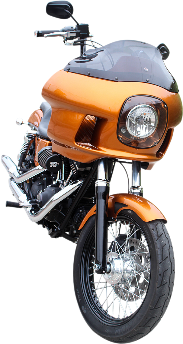 Flare® Windshield - 9" - Dark Smoke - '85-'92 FXRP