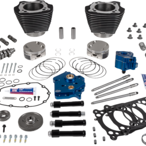 Power Pack - Oil Cooled - 496 Gear Drive - Wrinkle Black w/Highlight - M8