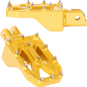 Aggressor Foot Pegs - Front - Gold - FL/FX '18-'25