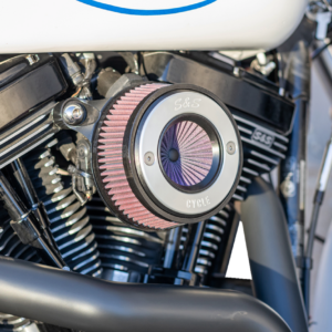 Air Stinger Stealth Air Cleaner Kit - Black Chrome Ring