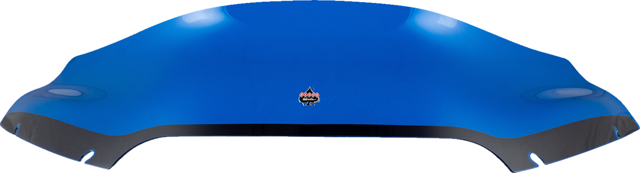 Kolor Flare® Windshield - 6" - Blue - '15-'25 FLTR