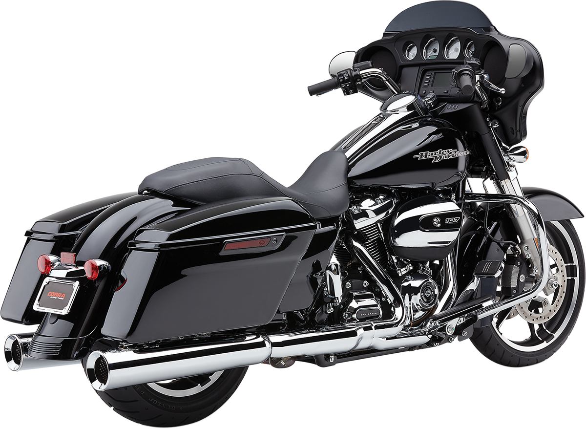 Powr-Flo Slip-On Mufflers - Chrome - FL