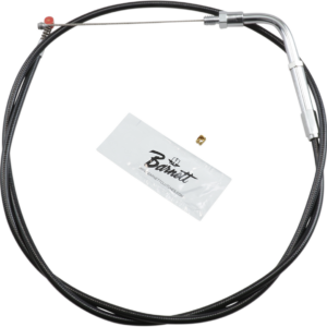 Black Vinyl Idle Cable - +6" Size - 38" Length
