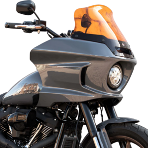 Kolor Flare® Windshield - 8" - Orange - '22-'25 FXLRST