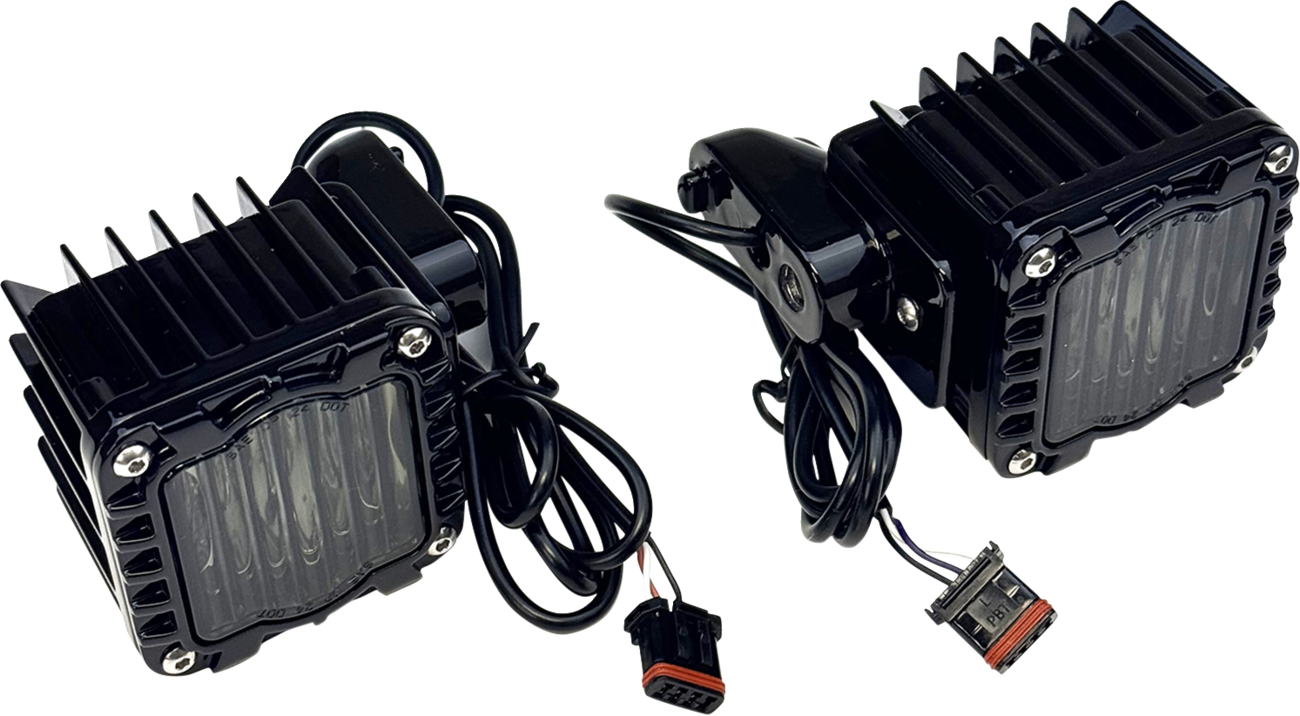 LED Turn Signals - Amber/White - Smoke Lens - '22-'25 FXLRST/FXRST