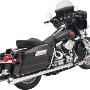 Megaphone Slip-On Mufflers - Chrome/Polished - Tapered - Standard Baffle