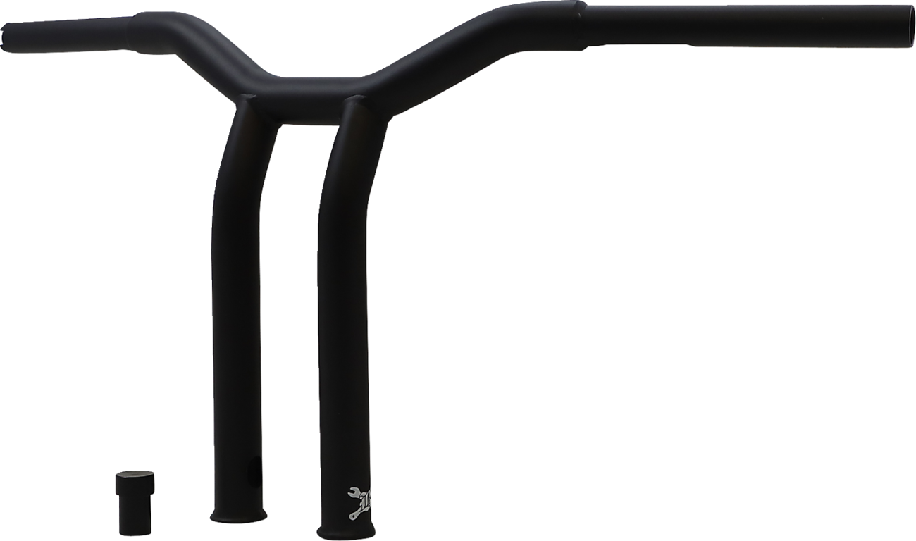 Dominator Handlebar - Raked - 12" - Matte Black