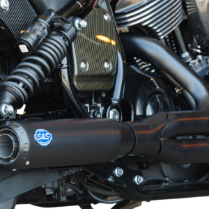2-into-1 Qualifier Exhaust System - Guardian Black - 49-State - Indian Chief
