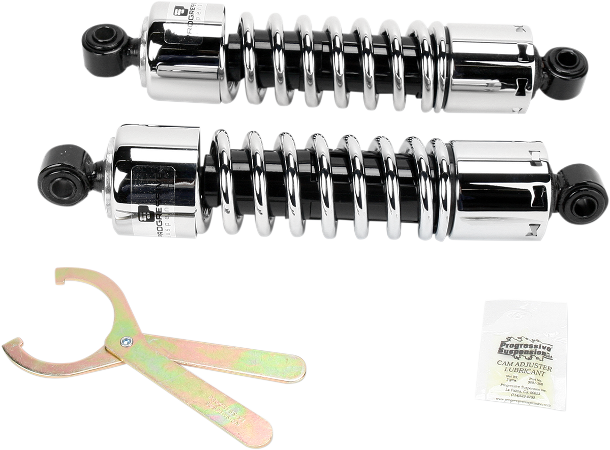 412 Series Shock - 12.5" - Standard - Chrome - Dyna