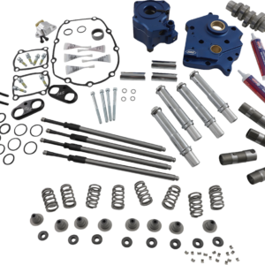 Cam Chest Kit - Oil Cooled - Chain Drive - 540 Cam - Chrome Pushrod Tubes - M8