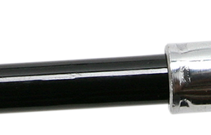 High-Efficiency Black Vinyl Clutch Cable - +6" Size