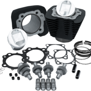 Hooligan Kit - 1200 cc to 1250 cc - Wrinkle Black - Sportster