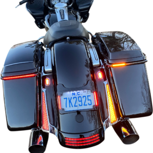 Panel Lights - Chrome - Smoke Lens