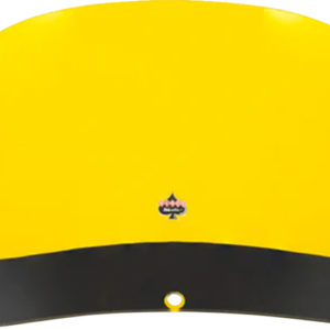 Kolor Flare® Windshield - 9" - Yellow - FXRP