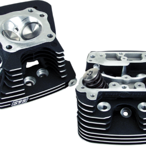 Cylinder Heads - Super Stock® - 89 cc - Wrinkle Black - Twin Cam