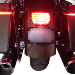 Taillight - with Bottom License Plate Illumination Window - Red