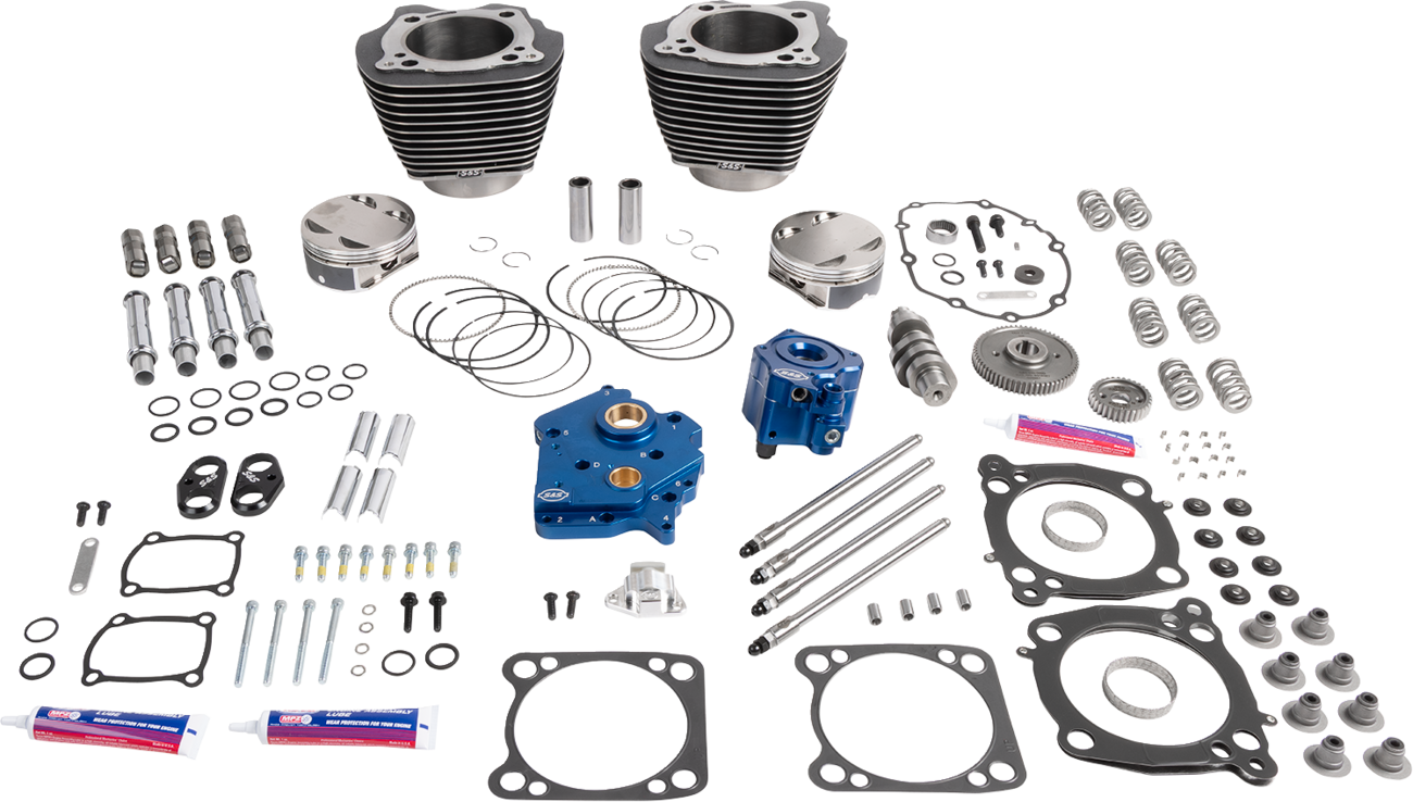 Power Package - Oil Cooled - 496 Gear Drive - Black Granite w/Highlight - M8