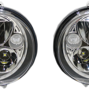 LED Headlight - 5-3/4" - Chrome