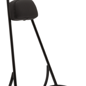 20" Tall Sissy Bar - Black - HD Dyna