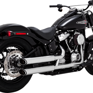 3" Twin Slash Slip-On Muffler - Chrome