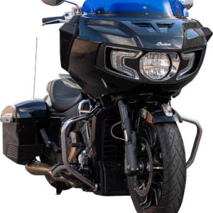 Kolor Flare™ Windshield - 8" - Blue - Indian