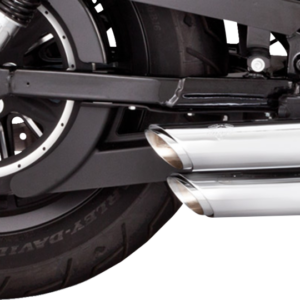 Shortshots Staggered Exhaust System - Chrome