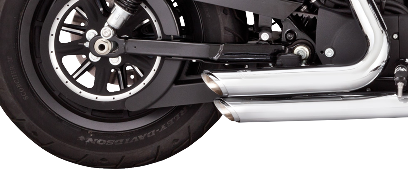Shortshots Staggered Exhaust System - Chrome