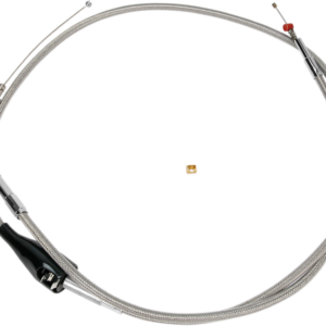 Stainless Steel Idle Cable - Cruise - +6" - '02-'06 FLH