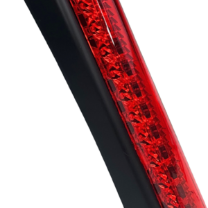 LED Saddlebag Lights - Red Lens - Matte Black