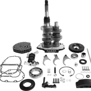 Direct Drive Gear Set - 6-Speed - Black - '01-'06 Softail/Dyna