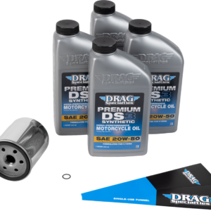 Full Synthetic Oil Change Kit - 20W50 - EVO-XL - Chrome Filter